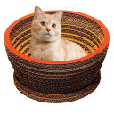楽天スーパーSALE・ニャンダフル・キャットハウス 「ボウル」 / 猫用 ファニチャー キャットハウス ECOでおしゃれなデザイン 日本製 強化ダンボール トラ...