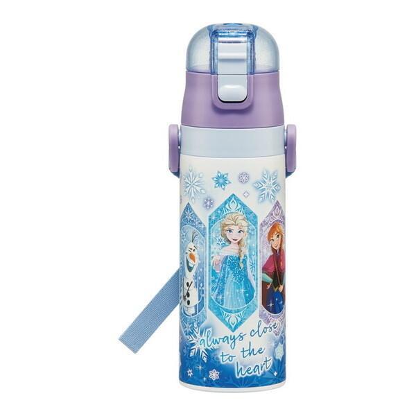 (690334)超軽量 保冷 ステンレス 水筒 アナと雪の女王2025 エルサ 直飲み 470ml SD...