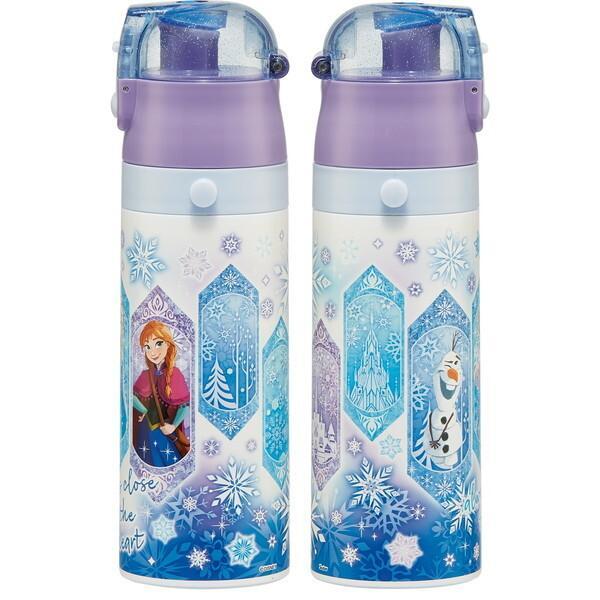 (690334)超軽量 保冷 ステンレス 水筒 アナと雪の女王2025 エルサ 直飲み 470ml SD...