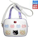 猫柄 パッチワーク ショルダーバッグ ガーリー エナメル|猫 ネコ ねこ 雑貨 グッズ 鞄 小物 一泊旅行 バック バッグ おもしろ オリジナル おすすめ 人気...
