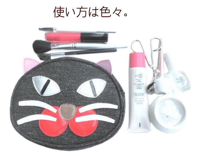 【お得なクーポン発行中】猫雑貨 小物 ぷんぷん猫のポーチ|ねこ ネコ 猫グッズ 雑貨 プレゼント|【送料無料市場】