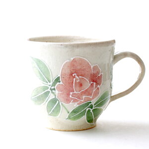 九谷焼 マグカップ『金沢のバラ』ピンク 250ml 【楽ギフ_名入れ】 ギフト/プレゼント/コーヒーカップ/湯のみ/結婚祝い/妻/結婚記念日/両親/世界に一つ/母の日/父の日/敬老の日/還暦/古希/喜寿/傘寿/米寿/卒寿/白寿/百寿/お祝い