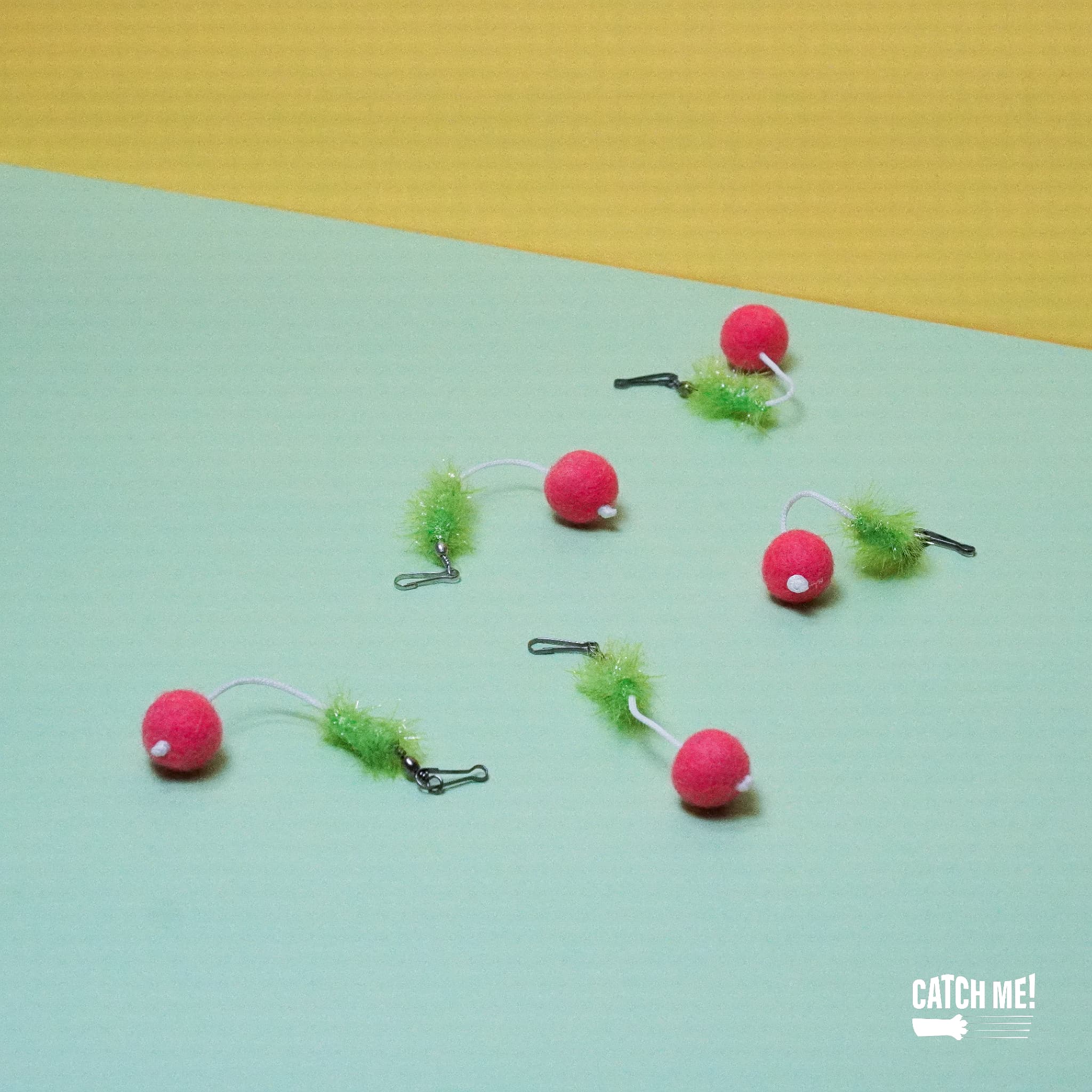 ワサビチェリー 猫のおもちゃ ねこじゃらし ネコじゃらし 猫じゃらし 単品1個