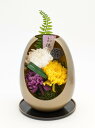★閉店セール半額! 小さめ高級仏花 お仏壇にピッタリ!【金のたまご 菊/きく01】造花 ミニ お供え 花 お供え花 仏花 仏壇用 供花 お悔やみ 花 ギフト 贈り物 ラッピング メッセージカード プリザーブドフラワー