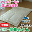 肌掛け布団 洗える 夏掛け布団 ベビー 80×120cm ダクロン フレッシュ 4-hole 中綿 インビスタ社 ホコリが出にくい高密度生地 No.7