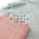 特価セール 送料無料 さらっとガーゼケット シングル ガーゼ タオルケット 綿100% コットンケット シンプル 日本製 夏 140×190cm ジンペット 父...