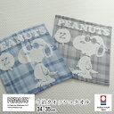 スヌーピー ウォッシュタオル 34×35cm 西川 タオル ピーナッツ かわいい MORE SLEEP サングラススヌーピー チェック柄 今治タオル ガーゼタオ...