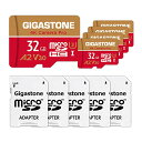 5年保証 Gigastone マイクロSDカード 32GB 5個セット A2 V30 UHS-I U3 Class 10 95/35 MB/S Gopro アクションカメラ スポーツカメラ 4K Ultra HD 動画 SD変換アダプタ付き ミニ収(2)