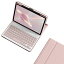 iPad 10 キーボードケース ペンシル収納可能 2022新型 iPad 第10世代 キーボード カバー マグネット 分離式 アイパッド10 カラーキーボード 取り外し可能 女性向け かわいい (ピンク)