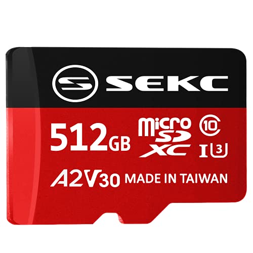  SEKC microSDXCJ[h 512GB A2 UHS-I(U3) V30 Class10Ή 4K ULTRA HDΉ őǏox100MB/s SDA_v^t -SV30A2512