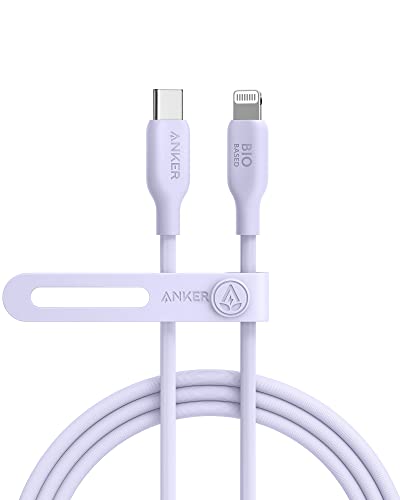 Anker 541 エコフレンドリー USB-C ライトニング ケーブル MFi認証 植物由来素材 急速充電 環境配慮 iPhone 14 / iPhone 13 / 13 Pro / 12 / 11 / X/XS/XR / 8 Plus 各種対応