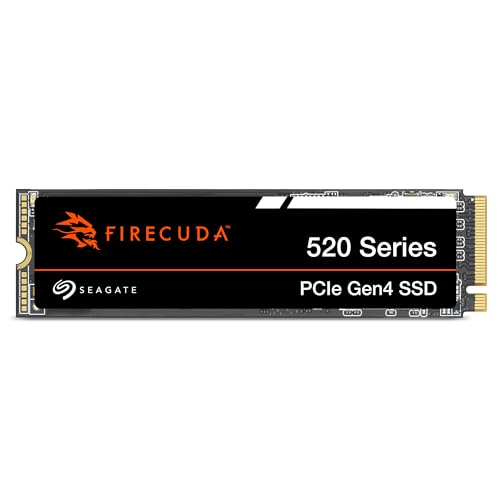 Seagate FireCuda 520 M.2  SSD f[^ 3Nt 1TB PCIe Gen4 x4 ǎ摬x 5000MB/s 5Nۏ K㗝Xi ZP1000GV3A012