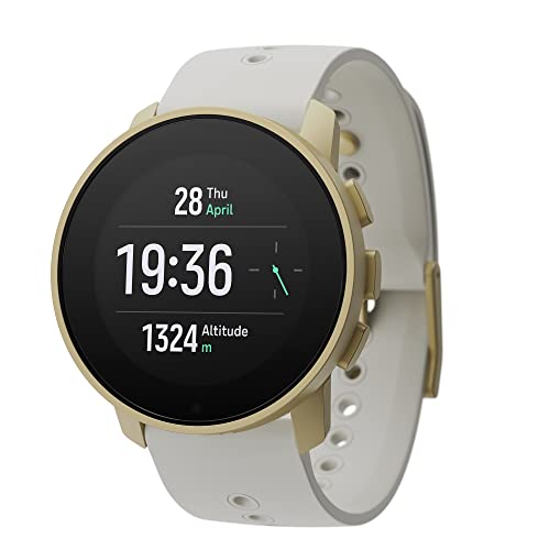 (SUUNTO)  ʥ ԡ ץ(SUUNTO 9 PEAK PRO) ݡĥå PEARL GOLD  GPS ޡȥå ɿ Ĺ֥Хåƥ꡼ ե