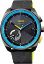 シチズン 腕時計 エコ ドライブ 光発電スマートウォッチ Eco-Drive Riiiver ラバーバンドモデル BZ7005-07F メンズ ブラック