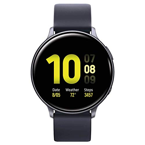 Galaxy Watch Active2 SM-R830 40mm (Silicon Strap + Aluminum Bezel) GalaxyX}[gEHb` sAi (Aqua Black / ANAubN)