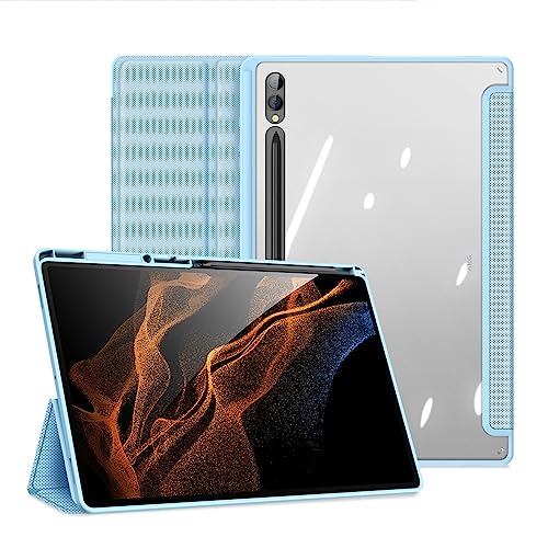YCJDP Galaxy Tab S9 Ultra 用ケース 14.6インチ 360 全面保護 スタンド機能 多視角調整 ペンノッチ付き 磁気吸引 衝撃吸収 擦り傷防止 耐汚れ 落下を防ぎます Galaxy Tab S9 Ultra タブレットカバー