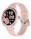 SHANG WING スマートウォッチ レディース 小さめ 腕時計 女性用 Smart Watch Women 1.09インチ高精細画面 iPhone/Android対応 着信通知 24時間 心拍数 睡眠 酸素濃度測定 女性生理周期管理 文字盤自由設定