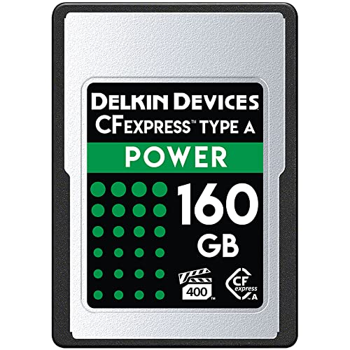 Delkin POWER CFexpress Type A 160GB [J[h DCFXAPWR160 ő发xF730MB/s őǎ摬xF880MB/s VPG400Ή