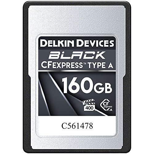 Delkin BLACK CFexpress Type A 160GB [J[h DCFXABLK160 ő发xF730MB/s őǎ摬xF880MB/s VPG400Ή