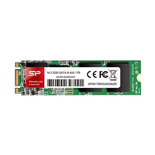 VRp[ SP Silicon PowerSSD M.2 1TB 2280 SATA III 3D TLC NAND̗p 6Gbps 3Nۏ SP001TBSS3A55M28