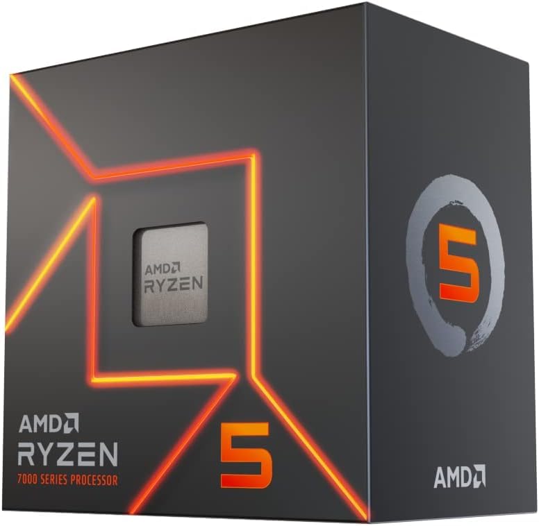 AMD Ryzen 5 7600, Wraith Stealth Cooler 3.8GHz 6コア / 12スレッド 38MB 65W 100-100001015BOX 三年..