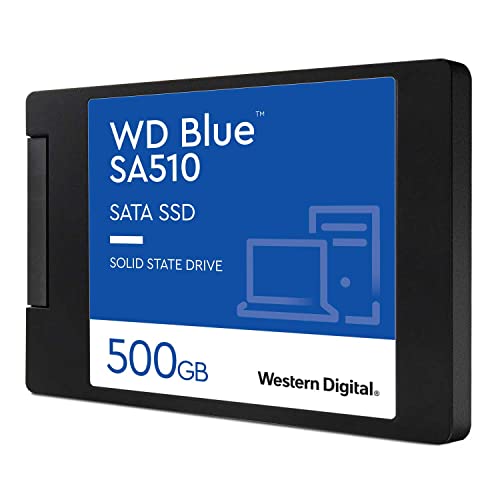 Western Digital EGX^fW^ WD Blue SATA SSD  500GB 2.5C` (ǎő 560MB/s ݍő 510MB/s) PC [J[ۏ5N WDS500G3B0A-EC SA510 