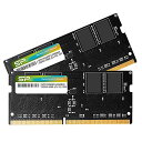 シリコンパワー ノートPC用メモリ DDR4-2666(PC4-21300) 16GB 2枚 260Pin 1.2V CL19 Mac対応 SP032GBSFU266B22(2)