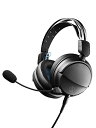 オーディオテクニカ ATH-GL3 BK ゲーミングヘッドセット/密閉型/PC/PS4/PS5/Switch/Xbox One/取り外しマイク / 3.5mmステレオ4 極ミニプラグ/