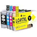 Aseker互換LC417XL LC417XL-4PKインク高容量ブラザー用LC417 XL 4色カラー対応Brother MFC-J7600CDW MFC-J...