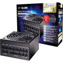 玄人志向 80Plus GOLD 1000W ATX電源ユニット フルプラグイン セミファンレス KRPW-GA1000W/90+