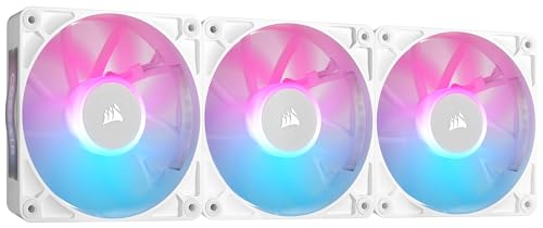 CORSAIR iCUE LINK RX120 RGB スターターキット 120mm PWM PCケースファン トリプルパック iCUE LINKシ..