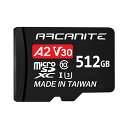 限定 アルカナイト(ARCANITE) 512GB microSDXCカード A2 、UHS-I U3、V30、4K、C10、SDアダプター付き - AKV30...