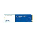 Western Digital(ウエスタンデジタル) 250GB WD Blue SN570 NVMe 内蔵ソリッドステートドライブSSD - Gen3 x4 PCIe 8Gb/秒 M.2 2280 最大3,300MB/秒 - WDS250G3B0C(2)