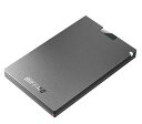 BUFFALO バッファロー 外付けSSD ポータブル USB3.2 Gen1 Type-A 1.0TB ブラック SSD-PG1.0U3-BC/D(2)