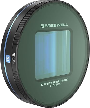 Freewell 1.55倍 ブルー アナモルフィックレンズ Freewell Sherpa Galaxy Case対応 モバイルシネマトグラフィーの進化
