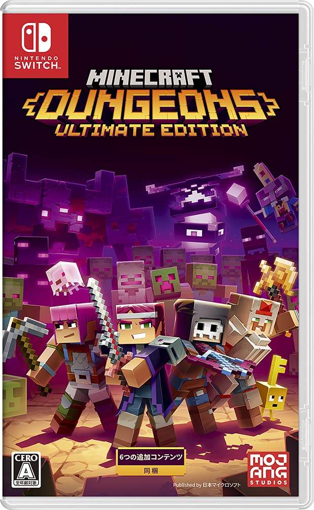 新品 Nintendo Switch Minecraft Dungeons Ultimate Edition