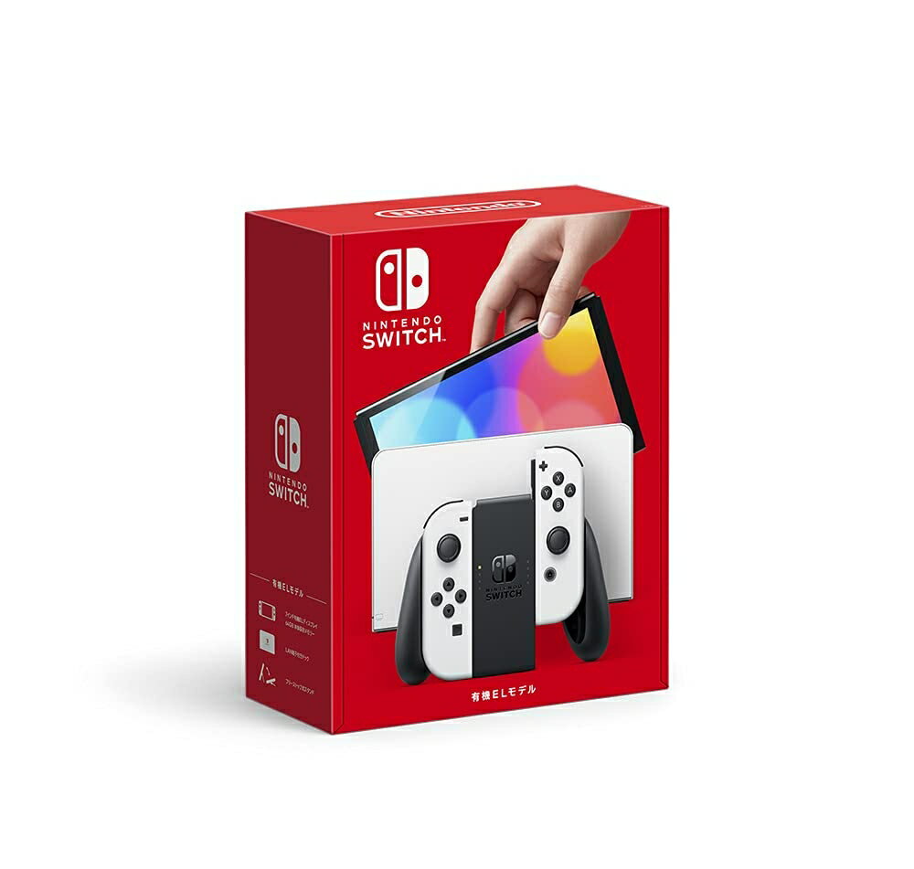 【新品】 Nintendo Switch(有機ELモデル) Joy-Con(L)/(R) ホワイト【スイッチ本体】
