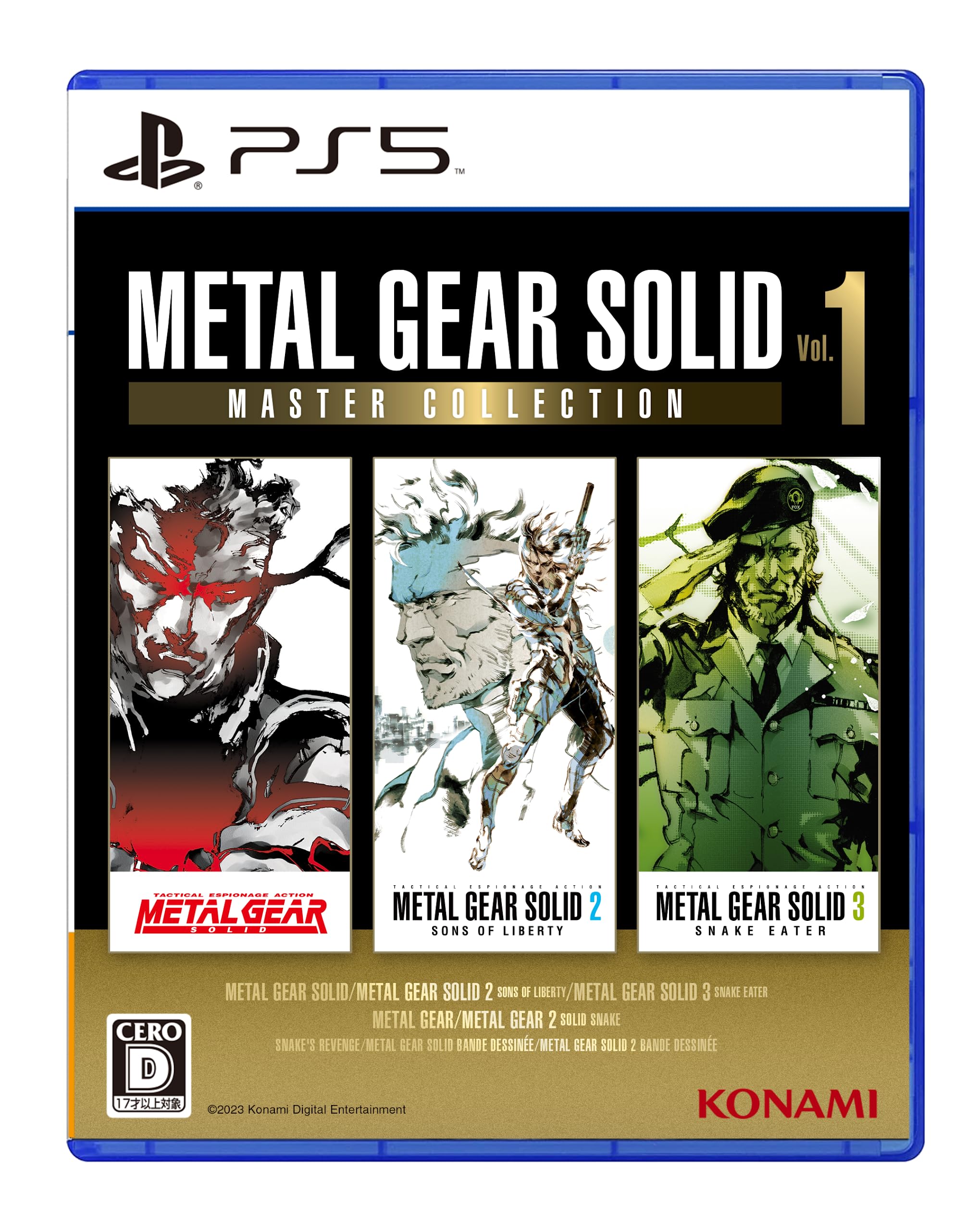 新品【PS5】 METAL GEAR SOLID： MASTER COLLECTION Vol．1［PS5版］