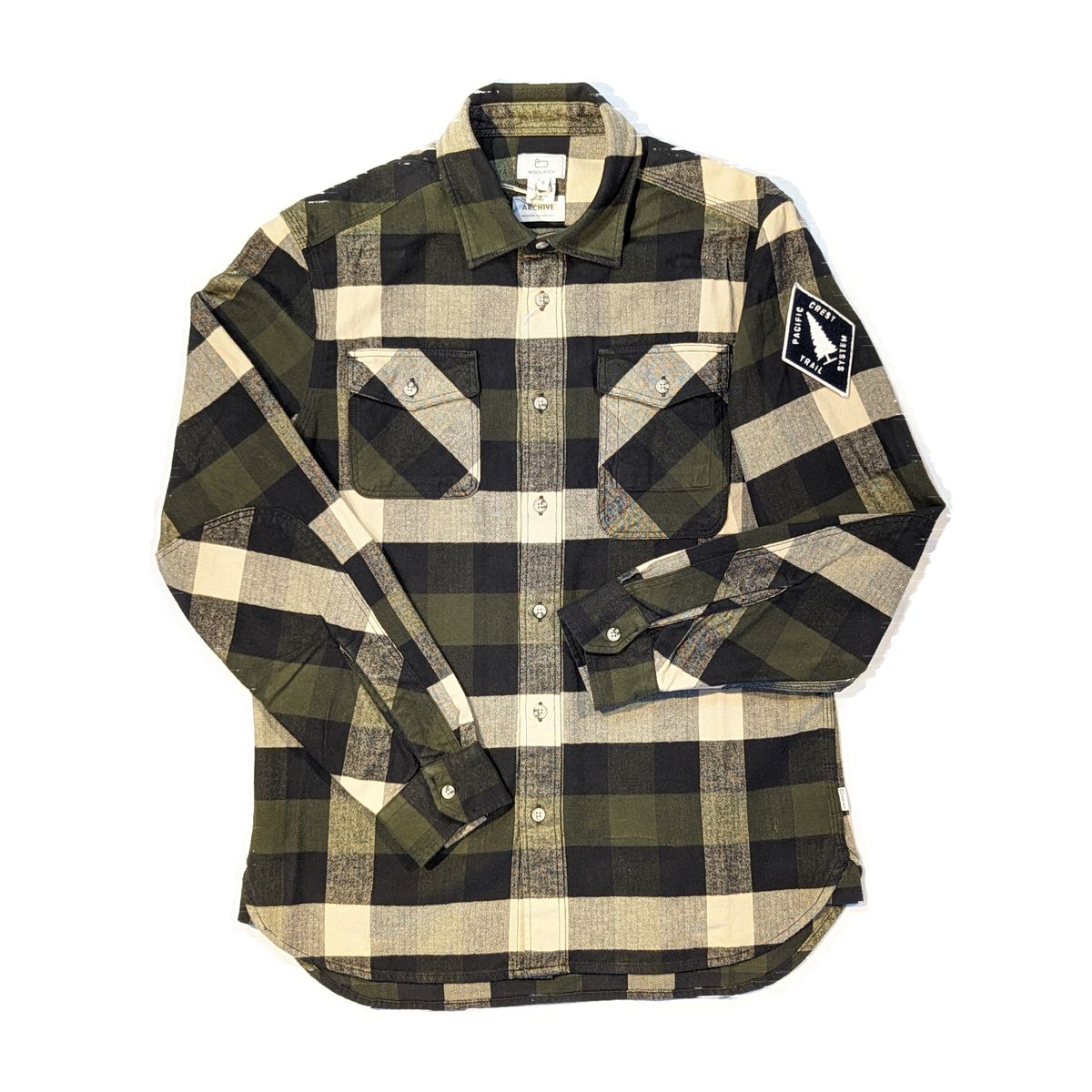 WOOLRICH E[b` FLANNEL SHIRT `FbNVc@uE