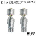 【送料無料】ホンダ GD6 7 8 9系 フィット アリア HONDA 超小型 CREE T10 89W LED ポジションランプ 白 DC 12V 純正交換 広角 LEDバルブ ホワイト LEDライト 2個1セット