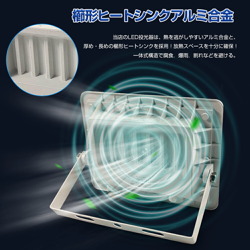 【即納】極薄型 投光器 led 200w 2000w相当 昼光色 6500K 16000LM IP66 led作業灯 3mコード アース付きプラグ 均一発光 防水 屋内 屋外 照明 LED投光器 高輝度 角度調整可能 看板灯 防犯灯 駐車場灯 PSE AC 80-150V 送料無料 1年保証 [3]