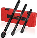 3点組 トルクレンチ セットプレセット型 1/2 28-210N.m 1/4 2-24N.m 3/8 5-60N.m 自動車用 タイヤ交換 オートバイ 機械の整...