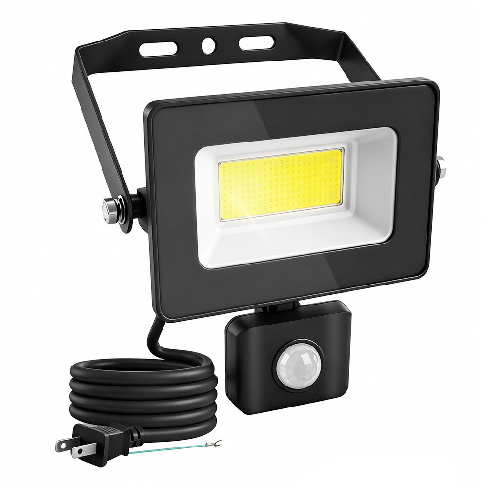 【商品詳細】 【高輝度&角度調整可能】 LED投光器は高品質COB LED高照度のチップが搭載し、反射板：断熱材ーナノに適しています。ライトのアルミニウム合金ブラケットは180度設置できます。発光角度は120度で、隙のない照明を実現し、どん...