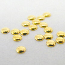 SHAREYDVA スタッズ ゴールド 1.5mm 50P ネイルアート メタルスタッズ メタルパーツ ネイル用品
