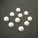 MysticFlakes パールストーン オフホワイト 5mm 30P ネイルアート ネイルストーン ネイル用品