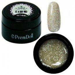 PREGEL プリムドール DOLL-706 白銀姫 3g ソークオフ カラージェル ジェルネイル ネイル用品