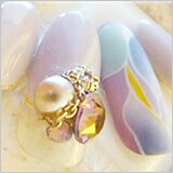 ネルパラのBonnail ×Manicloset オーブパール アクアスキン 5mm 10P ネイルアート ネイルストーン ネイル用品｜アングル2