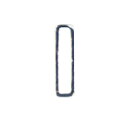 Bonnail ×RieNofuji ループスクエア M シルバー 6P ネイルアート ネイルパーツ メタルスタッズ メタルパーツ 中抜き