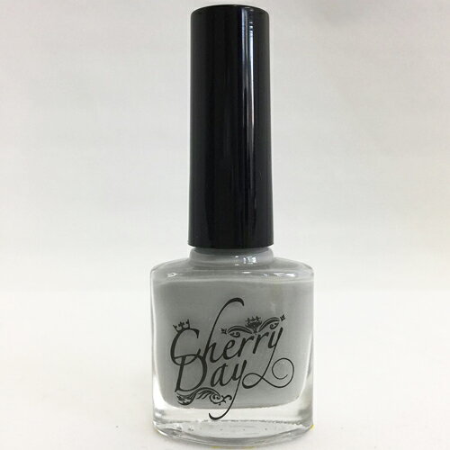 ネルパラのCherryDay ネイルポリッシュ #023 アッシュグレイ 8mL ネイルカラー マニキュア ポリッシュ ネイル用品｜アングル2