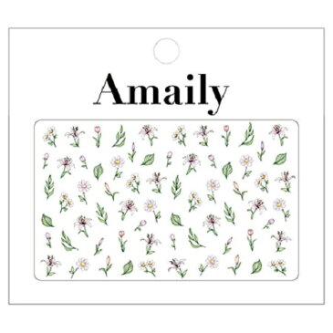 Amaily ネイルシール No. 1-16 ボタニカル 【ネイルアート/ネイルシール/ネイル用品/ネイルグッズ／セルフネイル】